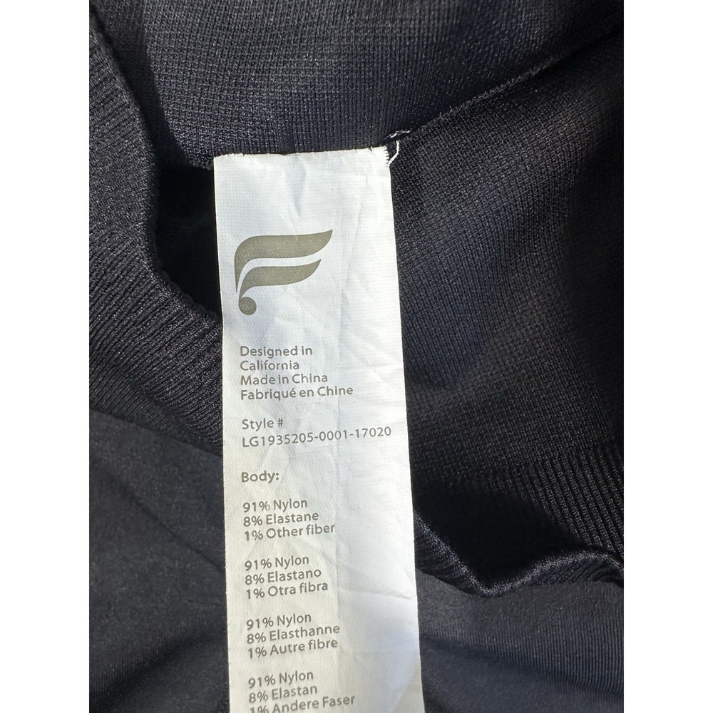 Fabletics Leggings Women XS Black‎ Sync Seamless High Waisted 7/8 Mesh Panel - Picture 9 of 11